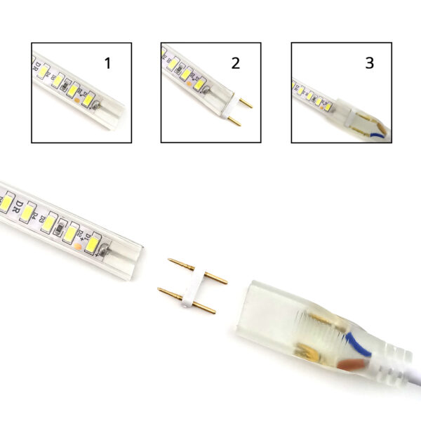 Кабель живлення PROlum для LED стрічки 220В 2835 60 LED IP40