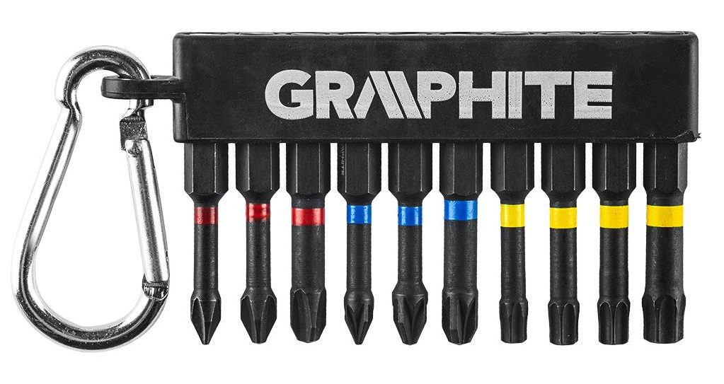 Набір біт ударних 10 шт — Graphite (56H562)