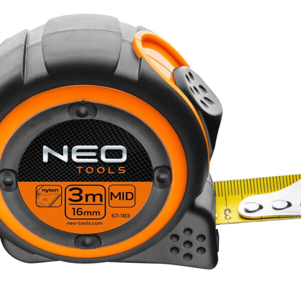 Neo Tools 67-183 Рулетка, сталева стрiчка 3 м x 19 мм, магнiт