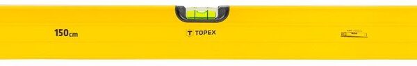 Topex 29C606 Рiвень алюмiнiєвий, тип 600, 150 см, 3 вiчка