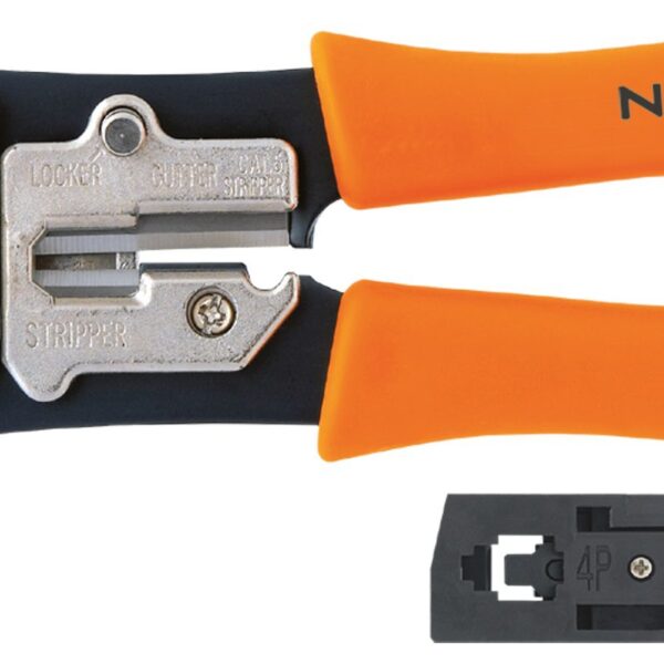 Кліщі обтискні зі змінними головками 4P, 6P, 8P. Neo Tools (01-501)