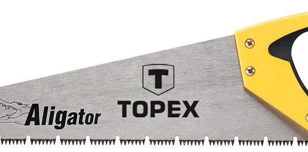 Topex Ножівка по дереву Aligator, 400мм, 7TPI