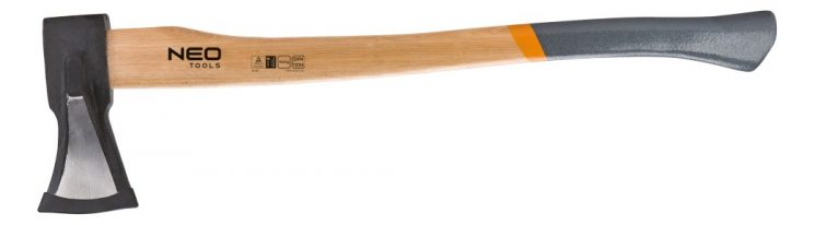 Neo Tools Сокира-колун, рукоятка з гікорі, 70см, 2000 г Neo Tools Сокира-колун, рукоятка з гікорі, 70см, 2000 г