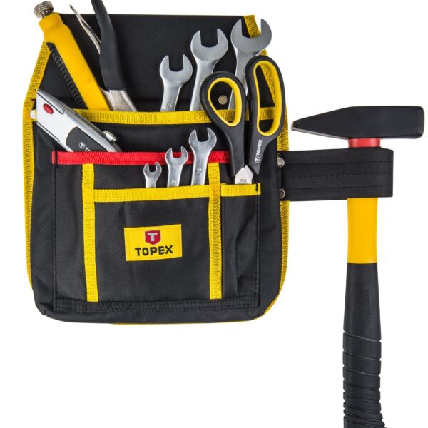 Topex 79R431 Кишеня для iнструменту, 4 гнiзда, петля для молотка