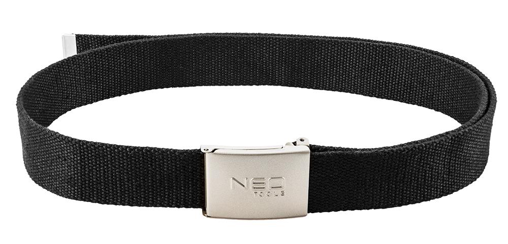 Ремінь, 100% бавовна, універсальний, 130см, чорний