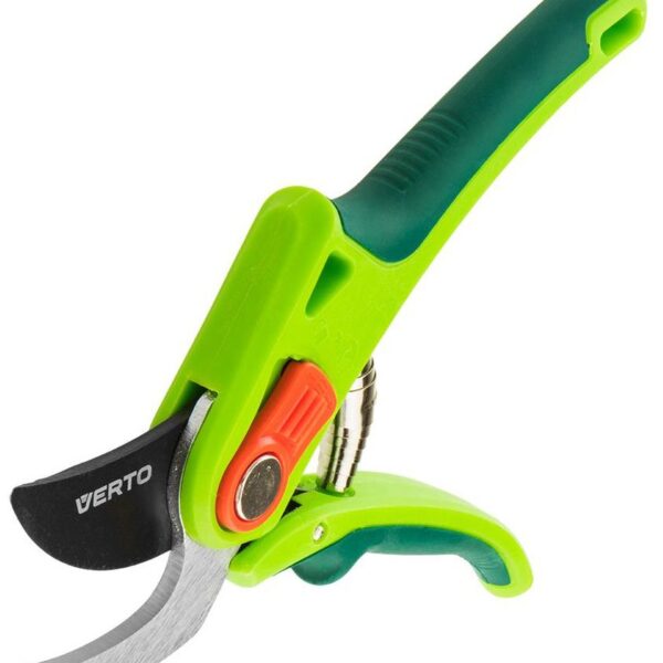 Verto Секатор площинний, тримач прогумований, антиковзкий, d 12мм, 210мм, 205г