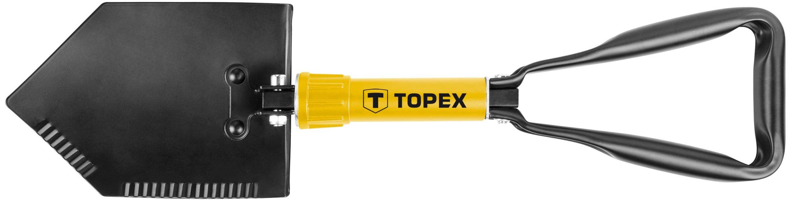 Topex Лопата сапёрная складная 24,5 x 15,5 см, полная длина 58 см Topex Лопата сапёрная складная 24,5 x 15,5 см, полная длина 58 см