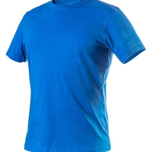 Футболка робоча HD+, 100% бавовна, однотонна, синя, розмір XXL