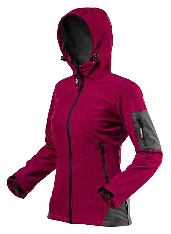 Куртка робоча Softshell Woman Line, підкладка фліс, капюшон, розмір XL, червона