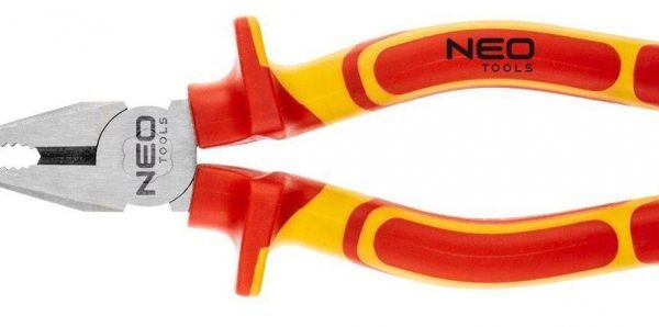 Neo Tools Плоскогубці 180 мм, 1000 В, CrV, поліровані
