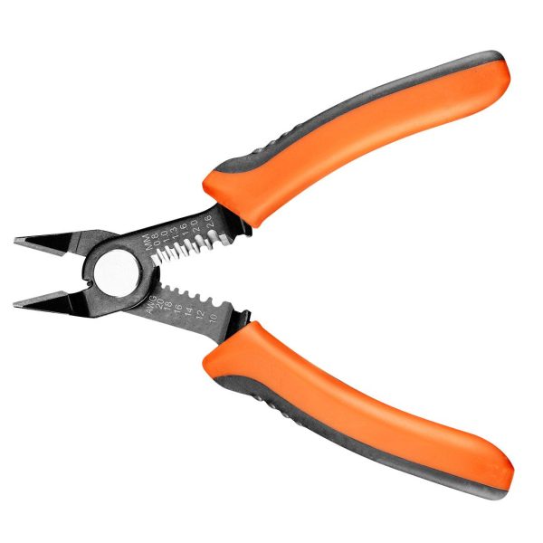 Neo Tools Кусачки-бокорізи, прецизійні, 0.8-2.6мм кв, 140мм, сталь 65Mn
