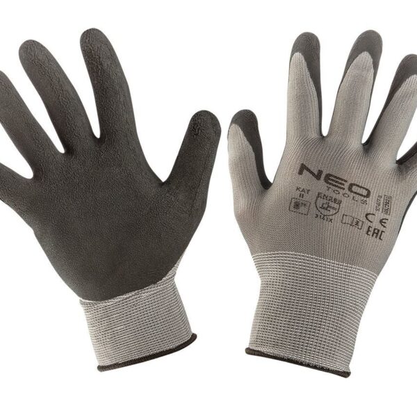 Neo Tools 97-617-8 Рукавички робочі, з латексним покриттям (піна), р. 8