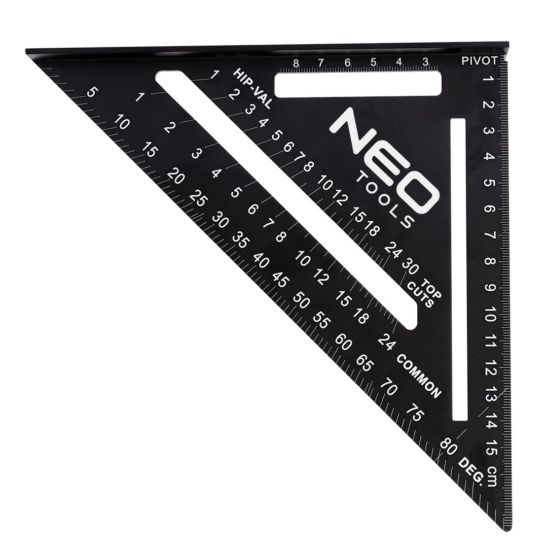 Neo Tools 72-102 Кутник, 15 см, 18.3x18.3x2.2 см, 45 і 90° Neo Tools 72-102 Кутник, 15 см, 18.3x18.3x2.2 см, 45 і 90°