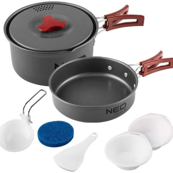 Neo Tools Набір посуду туристичного, 7 в 1