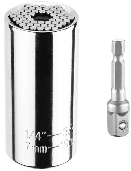 Головка універсальна 7-19 мм, 1/4"-3/4"