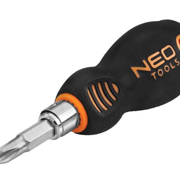 Neo Tools Викрутка, бітотримач 1/4", двостороння біта, SL6, PH2
