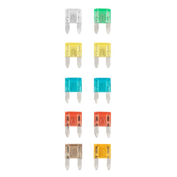 Набір запобіжників автомобільних, набір 10 шт.