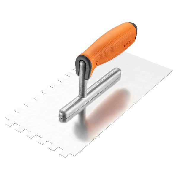 Гладилка зубчаста 270 x 128 мм, зуб 10 х 10 x 10 мм, двокомпонентне руків’я