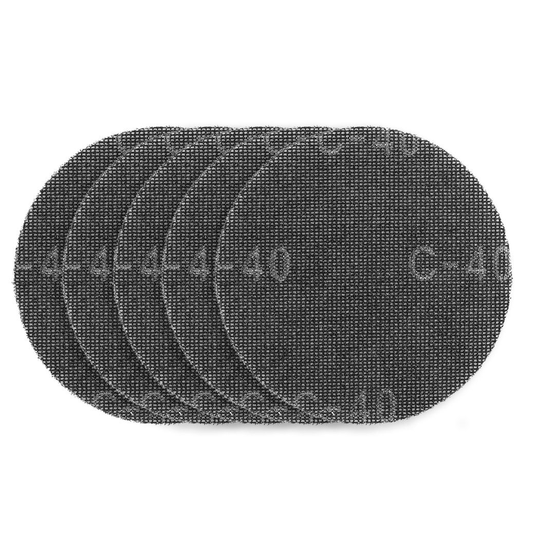 Сітка для шліфування гіпсу на липучці 180 мм К40 5 шт для 59G263 - Graphite (54H025) Сітка для шліфування гіпсу на липучці 180 мм К40 5 шт для 59G263 - Graphite (54H025)