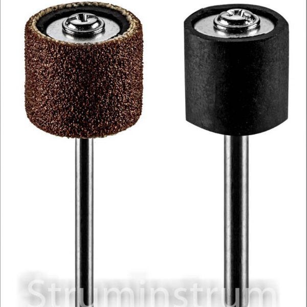 Шліфувальні насадки 12.7 мм K60/K80/K120/K240 комплект 100 шт + хвостовик. Graphite (55H077)