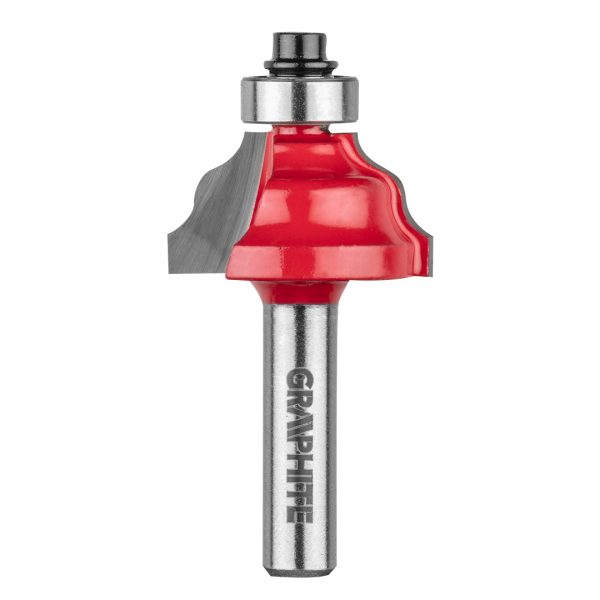 Фреза фасонна декоративна з підшипником 28,8×15,9 мм / хвостовик 8 мм — Graphite (56H239)