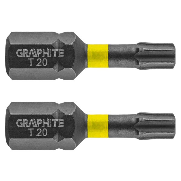 Ударний біт TX20×25 мм / 2 шт — Graphite (56H513)