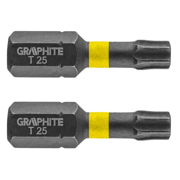Ударний біт TX25×25 мм / 2 шт — Graphite (56H514)