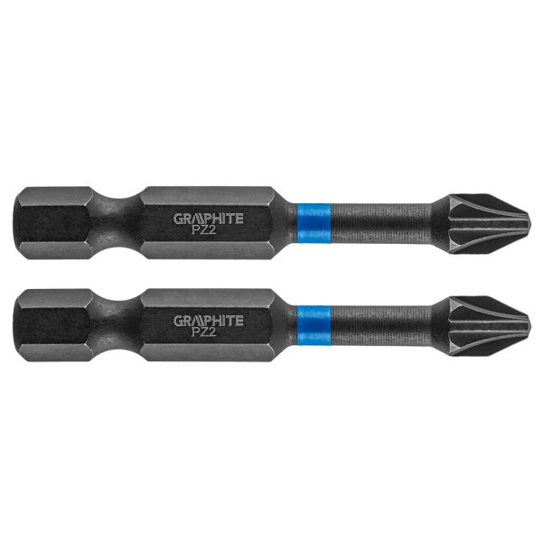 Ударний біт PZ2×50 мм / 2 шт — Graphite (56H522)