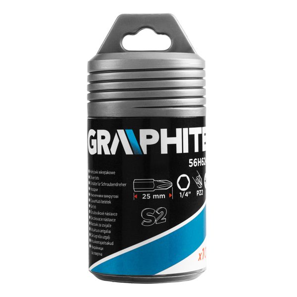 Насадки для викруток PH2×25 мм 100 шт — Graphite (56H626)