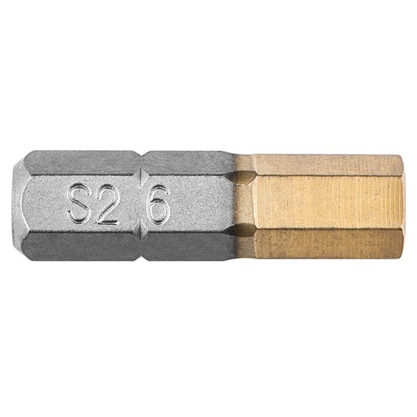 Насадки HEX 6×25 мм 2 шт — Graphite (57H970)