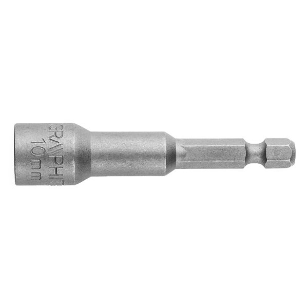 Насадка магнітна 10×65 мм, 1/4" — Graphite (57H993)
