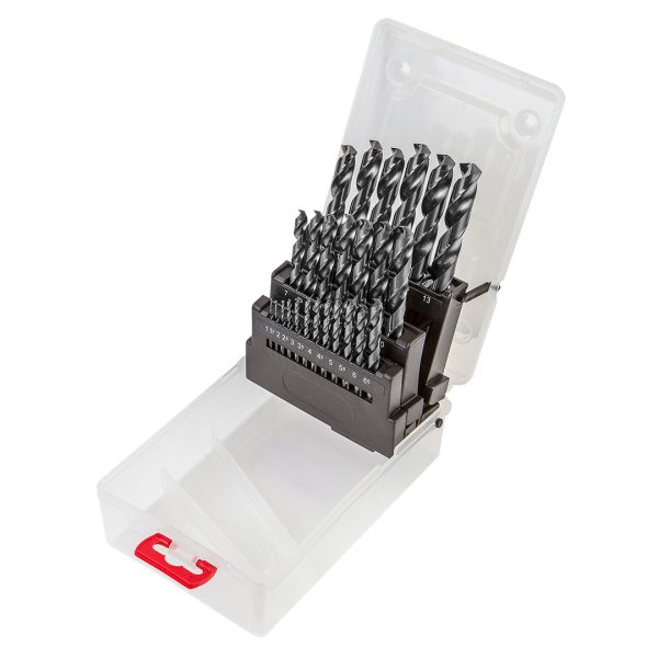 Свердла по металу HSS-G, 1.0 - 13.0 мм, набір 25 шт.