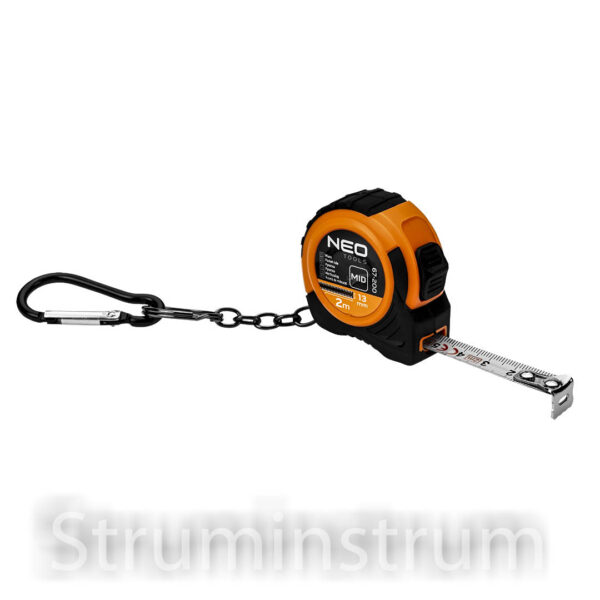 Міні-рулетка - брелок 2 м х 13 мм, NEO TOOLS (67-200)