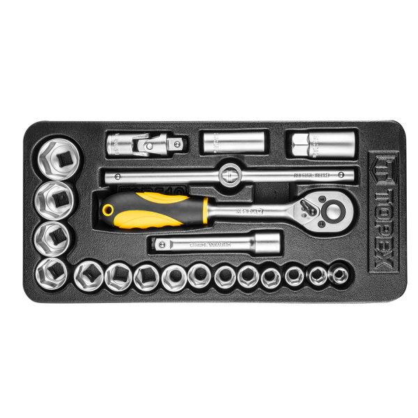 Набір змінних головок 1/2", 21 шт., вставити