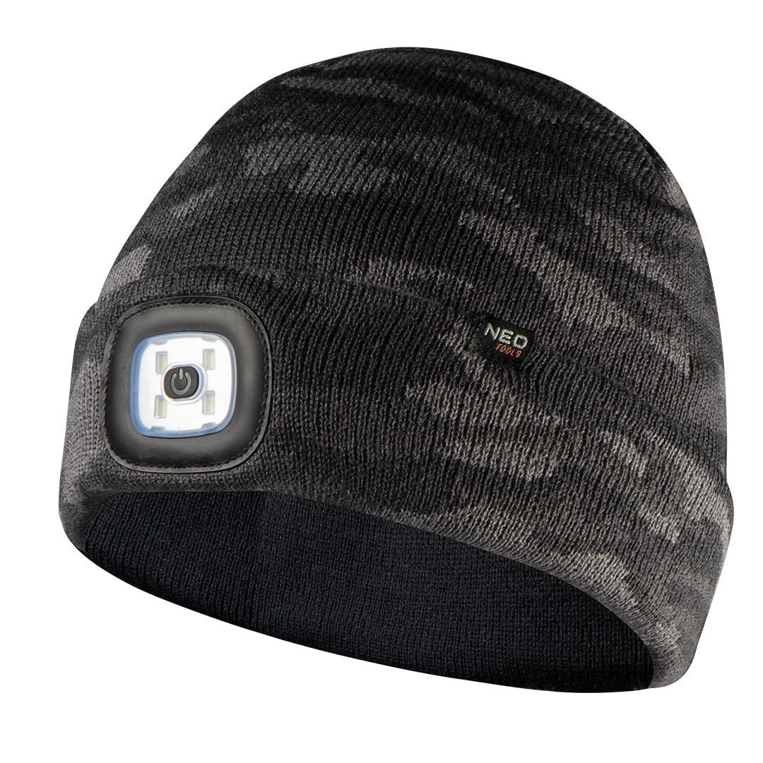 Шапка з ліхтариком, двошарова, CAMO URBAN Шапка з ліхтариком, двошарова, CAMO URBAN