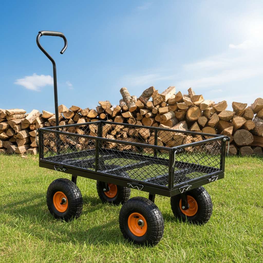 Сталевий садовий візок NEO TOOLS 300 кг (арт. 84-406)