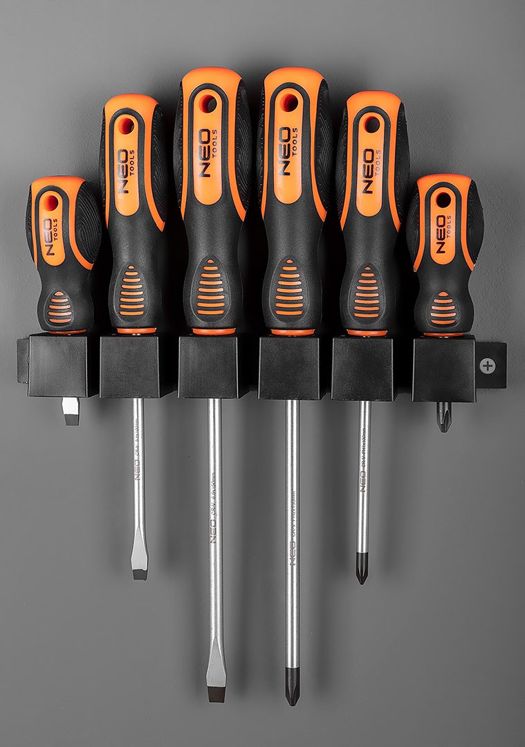 Neo Tools Викрутки набір 6шт, SL,PH, сталь CrV Neo Tools Викрутки набір 6шт, SL,PH, сталь CrV