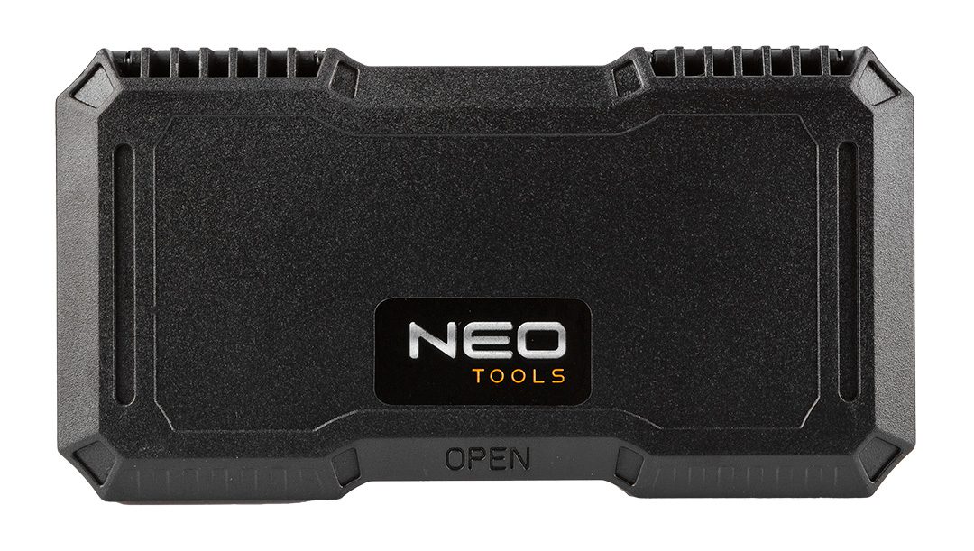 Neo Tools Біти, набір 99шт, 1/4", тримачі 2шт, перхідники 3шт, SL,PH,PZ,H,T,TT, 25мм, сталь S2, кейс Neo Tools Біти, набір 99шт, 1/4", тримачі 2шт, перхідники 3шт, SL,PH,PZ,H,T,TT, 25мм, сталь S2, кейс