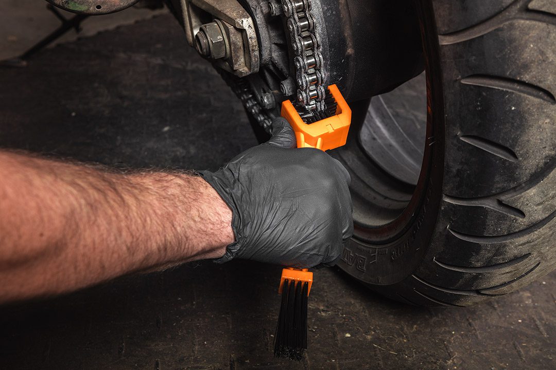 Нейлонова щітка для чищення ланцюга Нейлонова щітка для чищення ланцюга