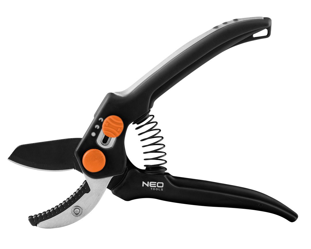 Neo Tools Секатор контактний, d різу 15мм, 185мм, 169г Neo Tools Секатор контактний, d різу 15мм, 185мм, 169г