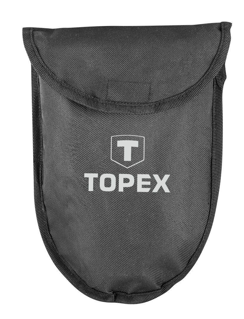 Topex Лопата сапёрная складная 24,5 x 15,5 см, полная длина 58 см Topex Лопата сапёрная складная 24,5 x 15,5 см, полная длина 58 см
