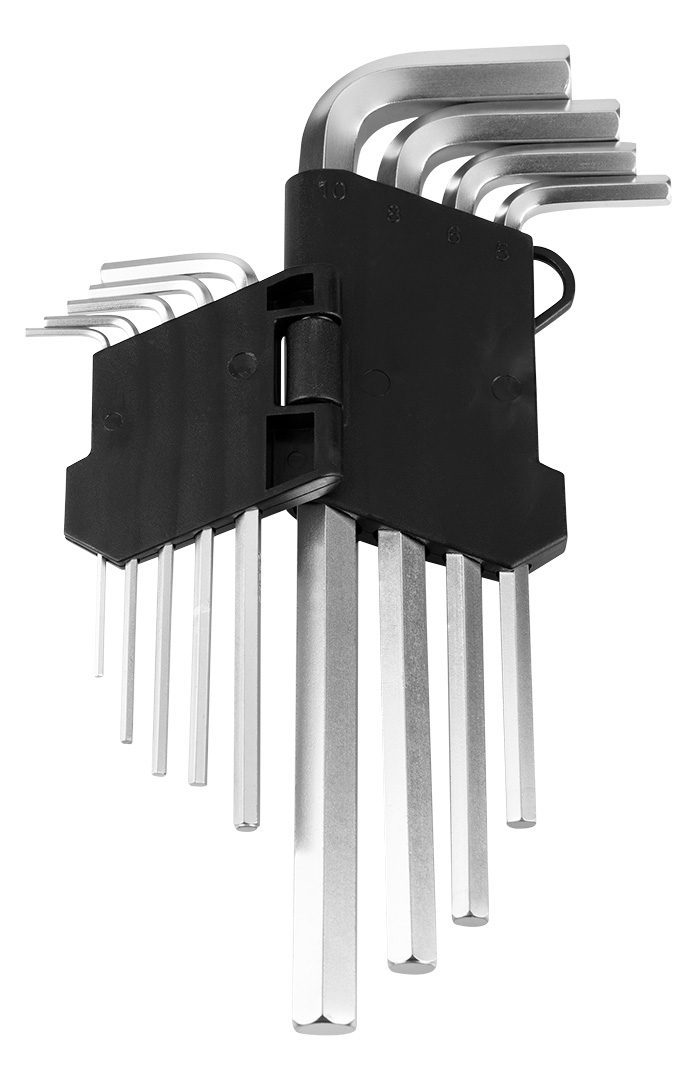 Topex 35D956 Ключi TOPEX шестиграннi HEX 1.5-10 мм, набiр 9 шт.*1 уп. Topex 35D956 Ключi TOPEX шестиграннi HEX 1.5-10 мм, набiр 9 шт.*1 уп.