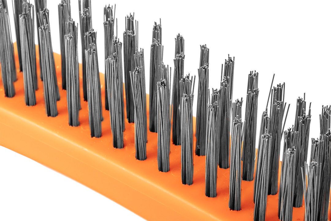 Щітка металева, дріт 4х16 рядів Щітка металева, дріт 4х16 рядів