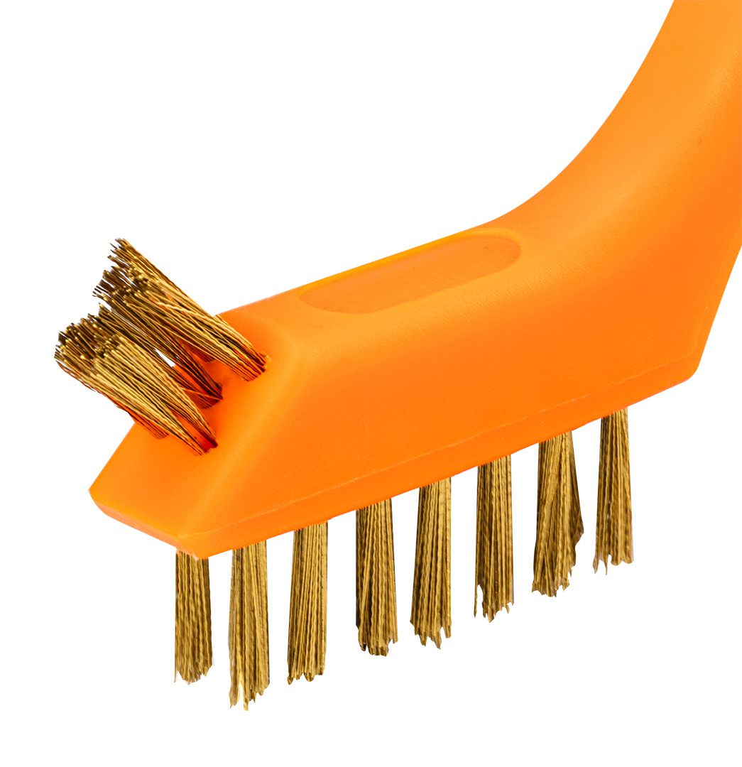 Набір дротяних щіток з 3 шт., 3х7 рядів (Щітки зі сталевого, нейлонового та латунного дроту. Щітка профільована для підвищення ефективності очищення.) Набір дротяних щіток з 3 шт., 3х7 рядів (Щітки зі сталевого, нейлонового та латунного дроту. Щітка профільована для підвищення ефективності очищення.)