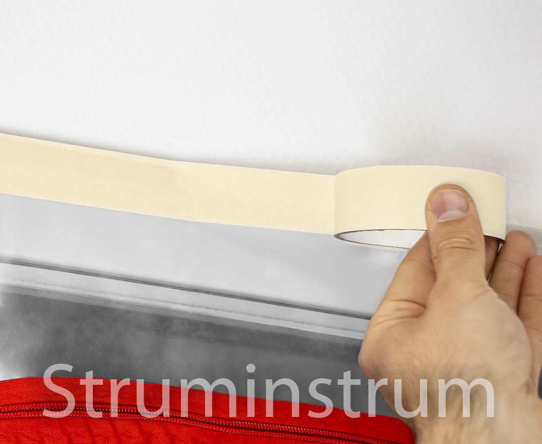 Шторка пилозахисна з замком типу "L" з прозорої PE плівки, NEO TOOLS (49-800) Шторка пилозахисна з замком типу "L" з прозорої PE плівки, NEO TOOLS (49-800)