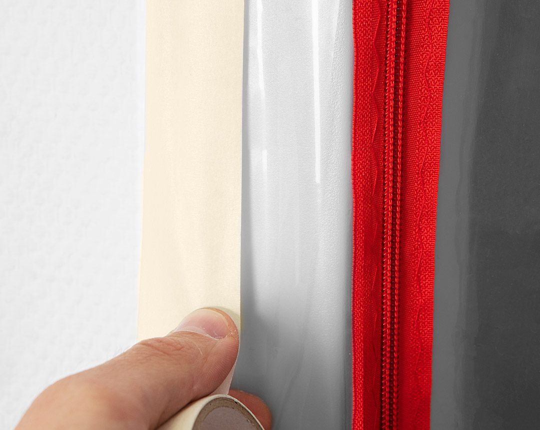 Шторка пилозахисна з замком типу "L" з прозорої PE плівки, NEO TOOLS (49-800) Шторка пилозахисна з замком типу "L" з прозорої PE плівки, NEO TOOLS (49-800)