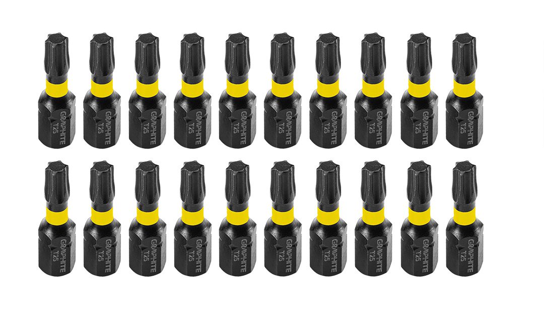 Ударні коронки TX25×25 мм 20 шт - Graphite (56H546) Ударні коронки TX25×25 мм 20 шт - Graphite (56H546)