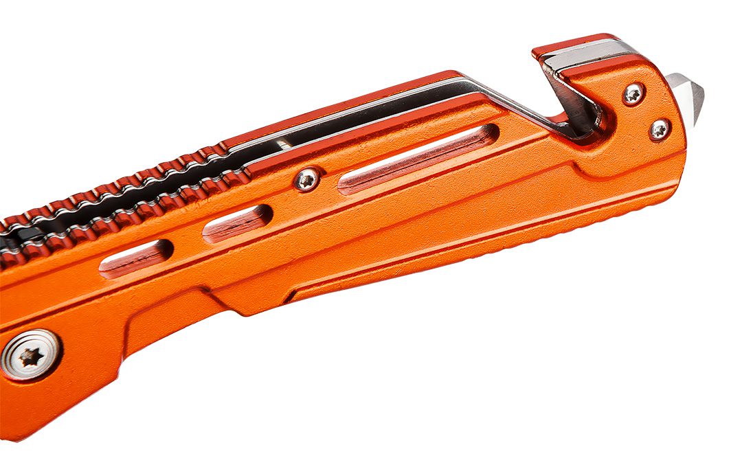 Neo Tools 63-026 Нiж складаний з фiксатором, з лезом 8,5см для розрiзання ременiв зi сталi 440, чохол, 110 г Neo Tools 63-026 Нiж складаний з фiксатором, з лезом 8,5см для розрiзання ременiв зi сталi 440, чохол, 110 г