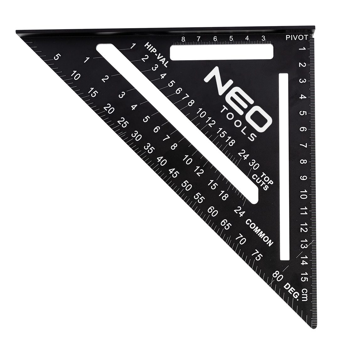 Neo Tools 72-102 Кутник, 15 см, 18.3x18.3x2.2 см, 45 і 90° Neo Tools 72-102 Кутник, 15 см, 18.3x18.3x2.2 см, 45 і 90°