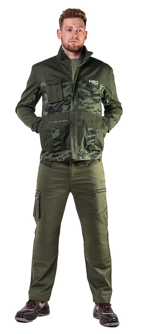 Штани робочі CAMO Olive, розмір XL, оливкові Штани робочі CAMO Olive, розмір XL, оливкові